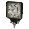 WORK LAMP 9 LED SQUARE FLOOD 12
