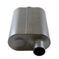 Super 40 Series Chambered Muffler Super 40 (R) Stainless Steel 2.50 Offset In 2.50 Center Out Aggressive Sound Flowmaster