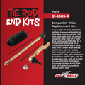 All Balls Racing 17-21 Polaris RZR XP 4 Turbo Rack Tie Rod Kit - Right
