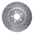 DFC 04-07 Volvo S60/V70 Front Right Drilled & Slotted Silver Brake Rotor