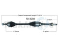 NEW CV AXLE
