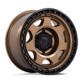 BR018 17X8.5 5X5.0 M-BRNZ-BLK -10MM