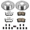 Power Stop 98-01 Audi A6 Quattro Rear Z26 Street Warrior Brake Kit