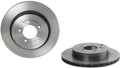 Brembo 2008 Mitsubishi Lancer/10-11 Lancer Rear Premium UV Coated OE Equivalent Rotor