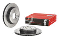 Brembo 2008 Mitsubishi Lancer/10-11 Lancer Rear Premium UV Coated OE Equivalent Rotor