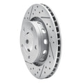 DFC 99-05 Audi A6 Quattro Rear Left Drilled & Slotted Geoperformance Rotor