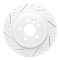 R1 07-18 Volvo S60 Rear Left Drilled & Slotted Geoperformance Rotor
