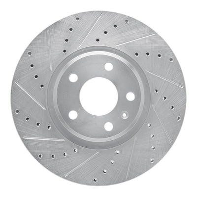 DFC 11-17 Audi A4 (USA/Canada) Front Left Drilled & Slotted Silver Brake Rotor