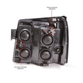 LH HEADLAMP ASSY COMPOSITE; ESCALADE 0202