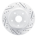 R1 19-26 Subaru Impreza Rear Right Drilled & Slotted Geoperformance Rotor