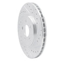 R1 95-06 Chrysler Cirrus Front Right Drilled & Slotted Silver Brake Rotor