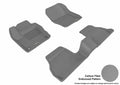 3D KAGU FLOOR MAT 2 ROW SET GRAY