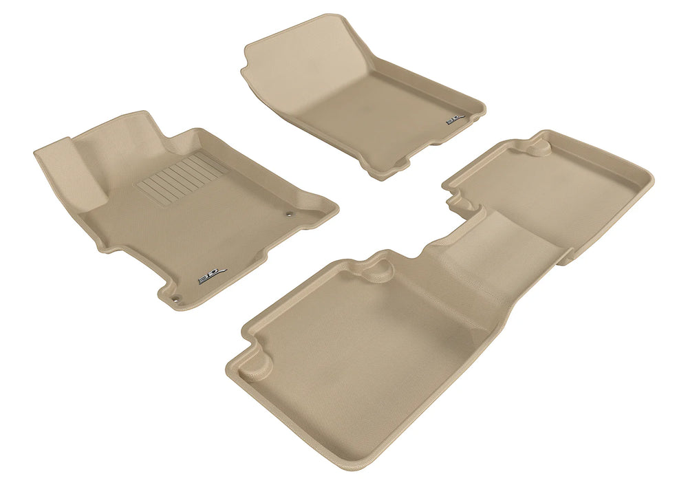 3D KAGU FLOOR MAT 2 ROW SET TAN