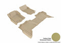 3D MAXpider 2005-2012 Nissan Pathfinder Kagu 1st & 2nd Row Floormats - Tan