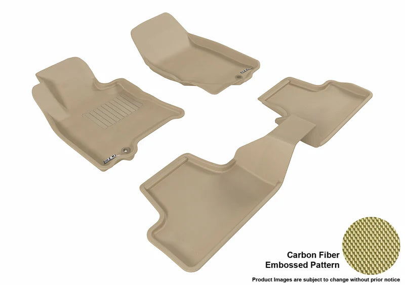 3D KAGU FLOOR MAT 2 ROW SET TAN