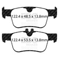 EBC 17-21 Honda Civic Hatchback Redstuff Rear Brake Pads