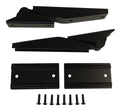 Tailgate Hinge 1997-2006 TJ Wrangler Matte Black Powder Coated 2 Hinges And Hardware RT Off Road