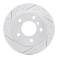 R1 96-02 BMW Z3 Rear Left Drilled & Slotted Geo-Carbon Rotor