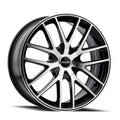 Touren 3260 TR60 18x8 / 5x100/114.3 BP / 40mm Offset / 72.62mm Hub Matte Black Machined Wheel