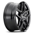 Touren 3279 TR79 17x8 / 5x114.3 BP / 35mm Offset / 60.1mm Hub Gloss Black Wheel