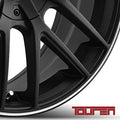 Touren 3260 TR60 17x7.5 / 5x100/114.3 BP / 42mm Offset / 72.62mm Hub Matte Black Machined Wheel