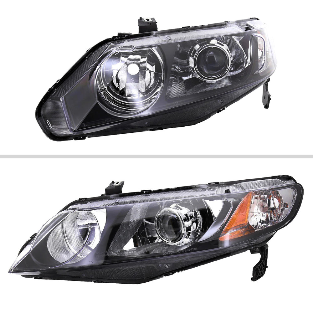 PROJECTOR HEADLIGHTS - BLACK