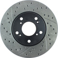 StopTech 06-08 Civic GX / 02-04 CR-V / 98-02 Honda Accord V6 / 03-07 Accord 4 cyl/V6 MT Slotted & D