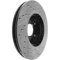 StopTech 06-08 Civic GX / 02-04 CR-V / 98-02 Honda Accord V6 / 03-07 Accord 4 cyl/V6 MT Slotted & D