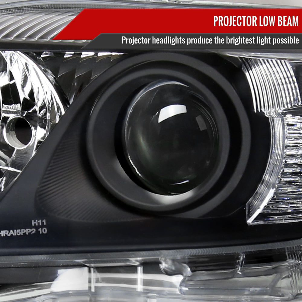 PROJECTOR HEADLIGHTS - BLACK