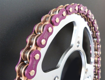 Vortex Racing EK 520 ZVX3 Rivet Master 120 Links- Metallic Purple