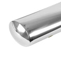 4 INCH OVAL STAINLESS FINISH SIDE S
