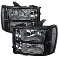 CRYSTAL HOUSING HEADLIGHTS BLACK