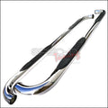 3 INCH ROUND STAINLESS FINISH SIDE
