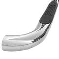 3 INCH ROUND STAINLESS FINISH SIDE