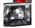 HEADLIGHT WITH LED SIGNAL LIGHT COMBO BLACK