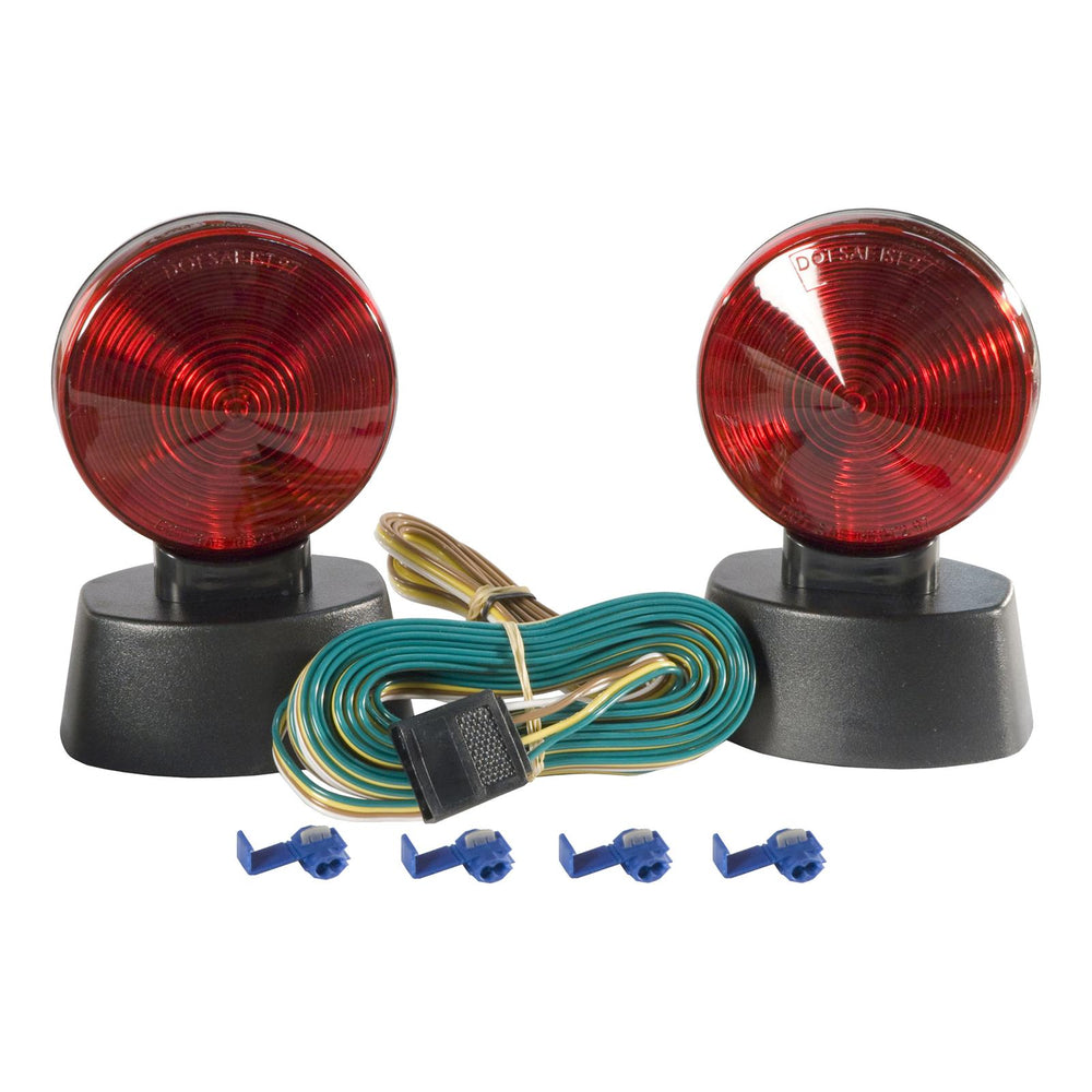 4WAY FLAT MAGNETIC TOW LIGHT SET IN STORAGE CASE