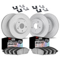 DFC 96-97 Audi A4 Rear Geospec Rotors w/4000 HybriDynamic Brake Pads w/Hardware