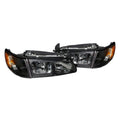 HEADLIGHT + CORNER LIGHT BLACK