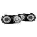 9497 ACURA INTEGRA HALO PROJECTOR HEAD LIGHTS(BLACK/CLEAR)