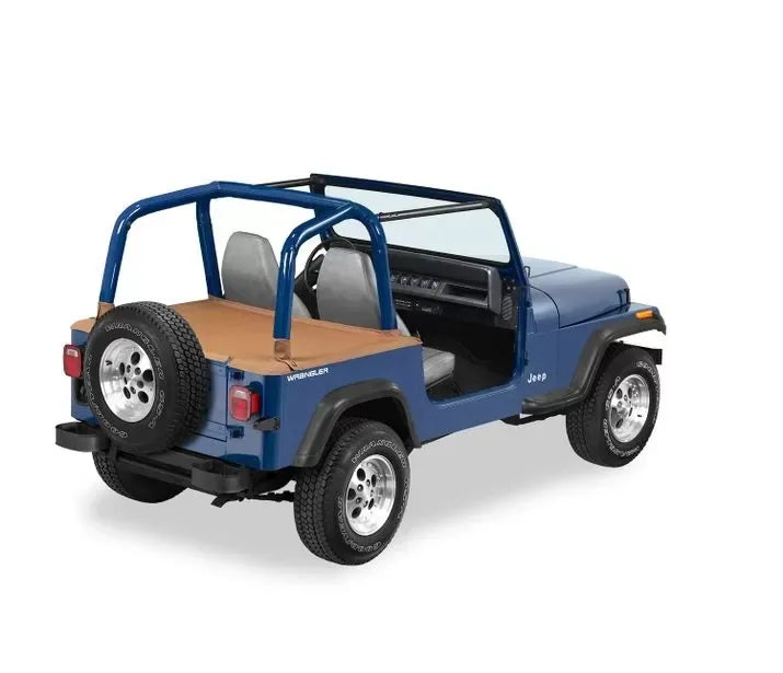Jeep 1992-1995 Wrangler YJ; NOTE For Supertop (bows folded down)
