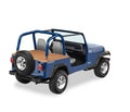 Jeep 1992-1995 Wrangler YJ; NOTE For Supertop (bows folded down)