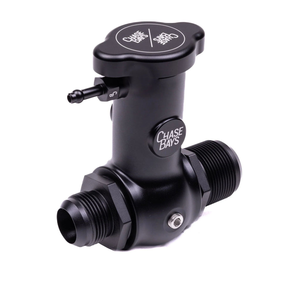 Chase Bays -20AN to -16AN Raised Inline Filler Neck (w/o Cap)