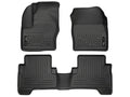 Weatherbeater Front & 2nd Seat Floor Liners For 2013-2019 C-Max/Escape Black Husky Liners
