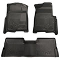Weatherbeater Front & 2nd Seat Floor Liners (Footwell Coverage) For 2008-2010 F-250/F-350 Super Duty Husky Liners