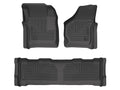 9907 F250 SUPER DUTY CREW CAB FRONT & 2ND ROW WEATHERBEATER FLOOR LINER BLACK