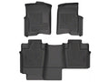 0408 F150 CREW CAB FRONT & 2ND ROW WEATHERBEATER FLOOR LINER BLACK