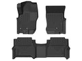 0912 SUZUKI EQUATOR CREW CAB WEATHERBEATER FR & 2ND ROW FLOOR LINER BLACK