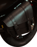 Willie & Max HD Sportsters,Custom Hard Tails Black Jack Swingarm Bag Dual Shock w/Blk Buckle - Black