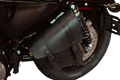 Willie & Max HD Sportsters,Custom Hard Tails Black Jack Swingarm Bag Dual Shock w/Blk Buckle - Black