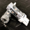 ~(1 lbs. 6X4X1)~ 7443 (5 Extreme High Power CREE LEDs on each bulb) 360 Degree 30-Watt CREE LEDs - AMBER (Two Bulbs Per Package)